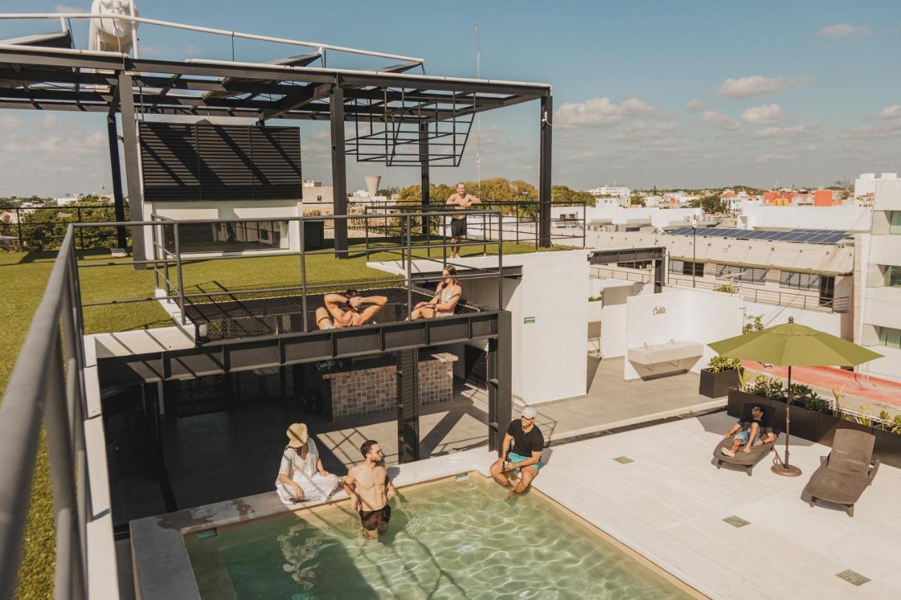 Caleta Hostel Rooftop & Pool Канкун Екстериор снимка
