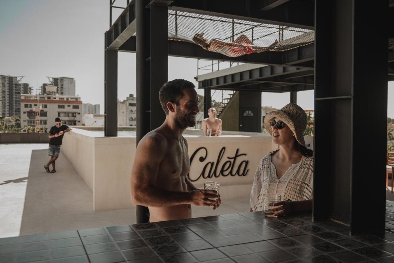 Caleta Hostel Rooftop & Pool Канкун Екстериор снимка
