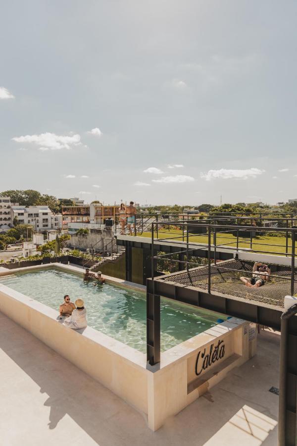 Caleta Hostel Rooftop & Pool Канкун Екстериор снимка