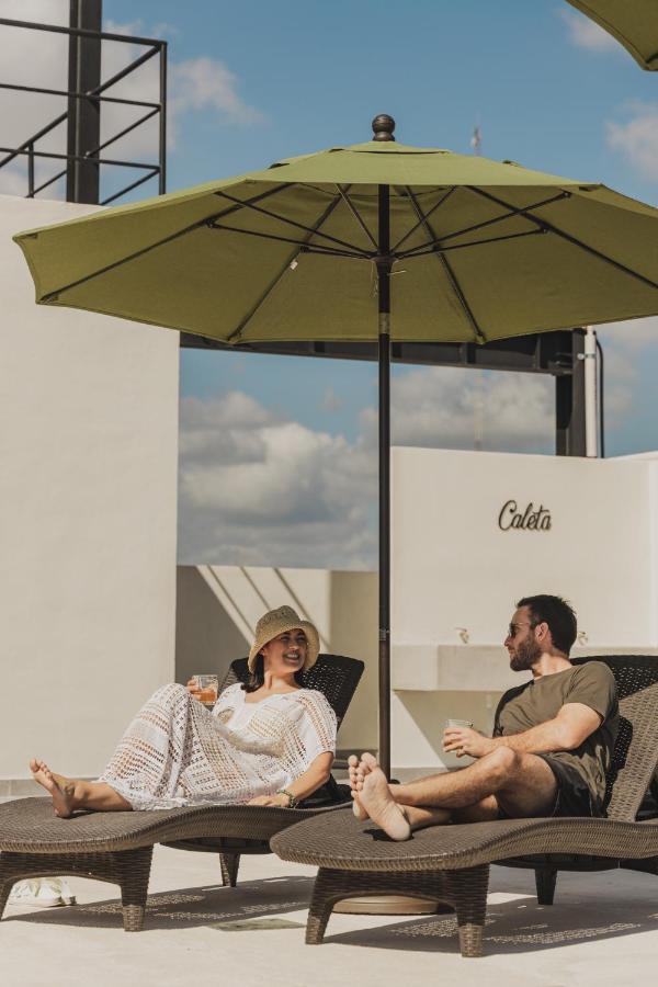 Caleta Hostel Rooftop & Pool Канкун Екстериор снимка