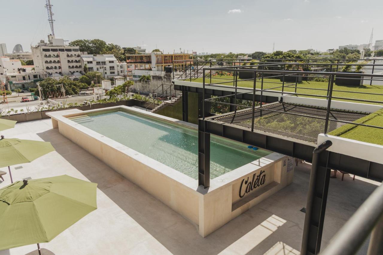 Caleta Hostel Rooftop & Pool Канкун Екстериор снимка
